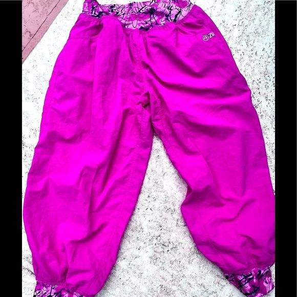 Zumba Fitness Pants & Jumpsuits Zumba Hot Pink Parachute Cargo